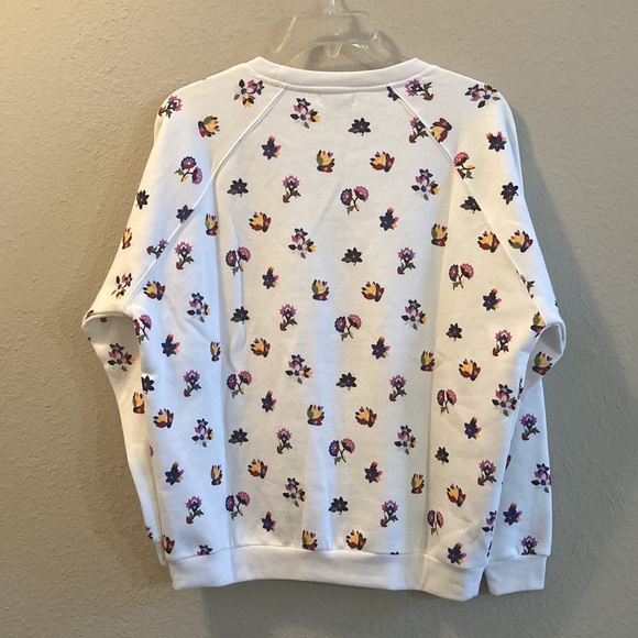 Vera Bradley Crew Neck Sweatshirt in Airy Rosa Floral Print - Picture 5 of 9